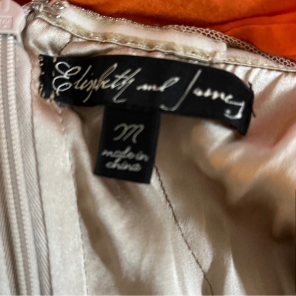 Elizabeth & James Tulle Chiffon Strapless Mini Dress. - Picture 9 of 10